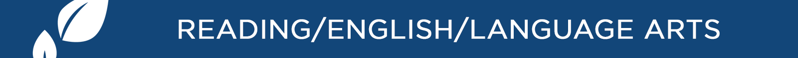 English Language Arts Banner