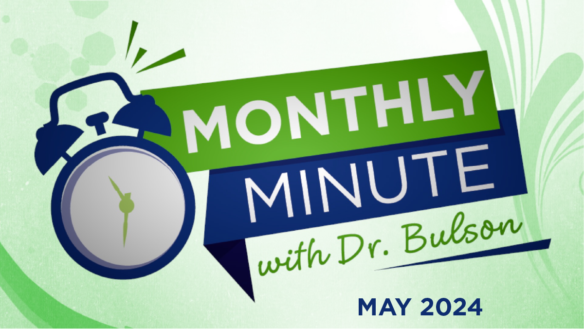 Monthly Minute - May 2024