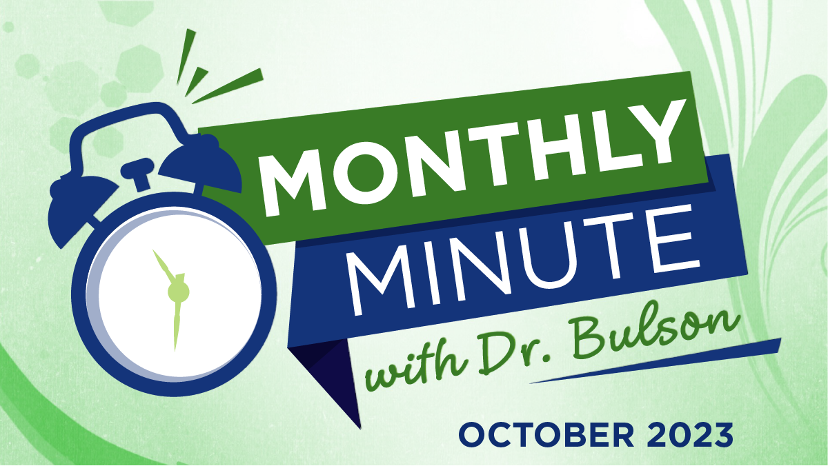 Monthly Minute - October 2023