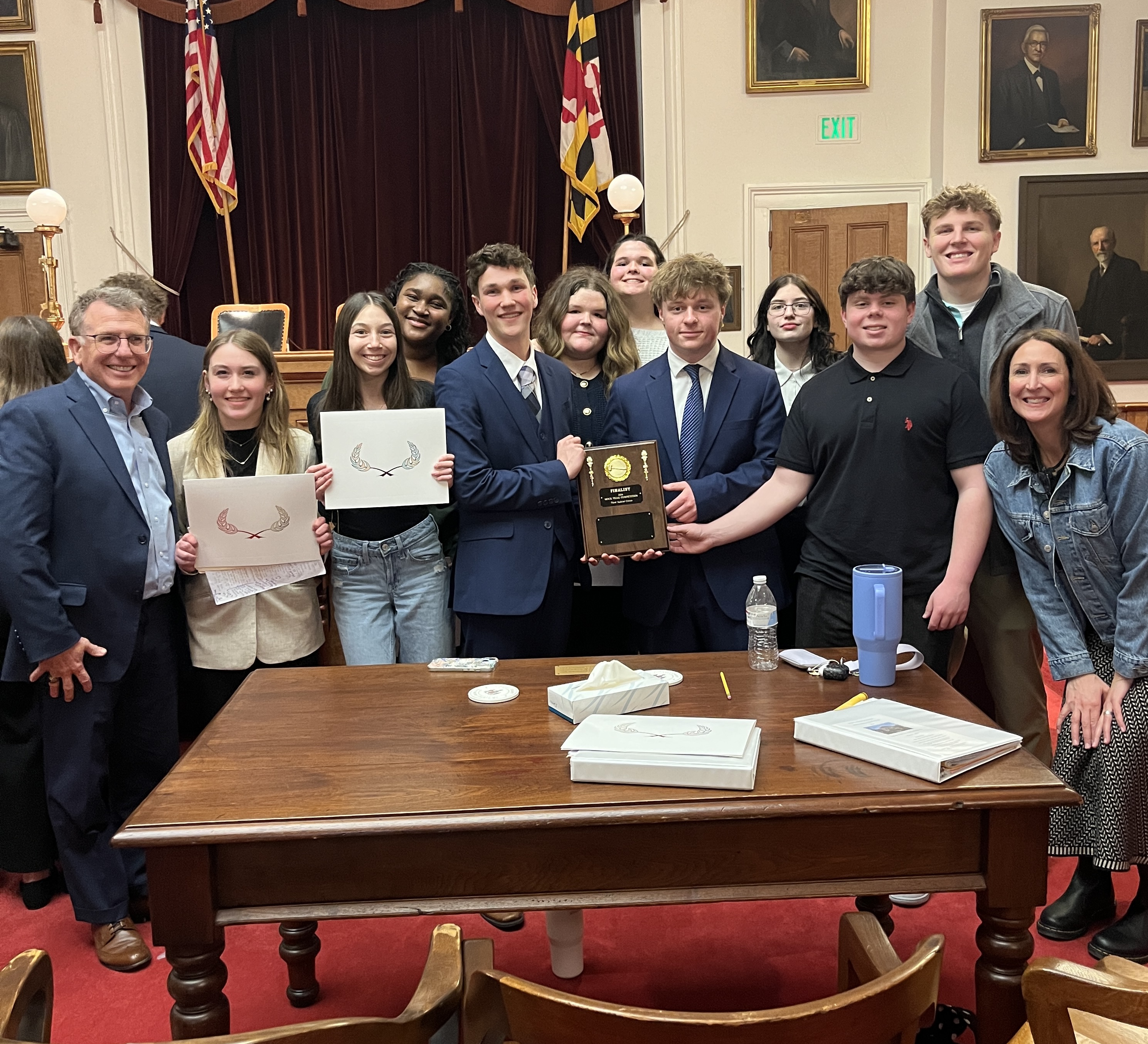 Fallston High School Mock Trial Team Makes History in Circuit 3 Championship