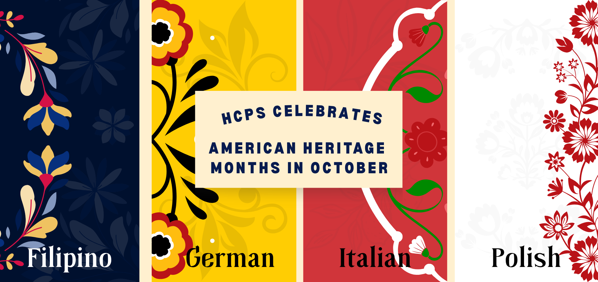 HCPS celebrates Filipino, German, Italian, and Polish American Heritage Months in October