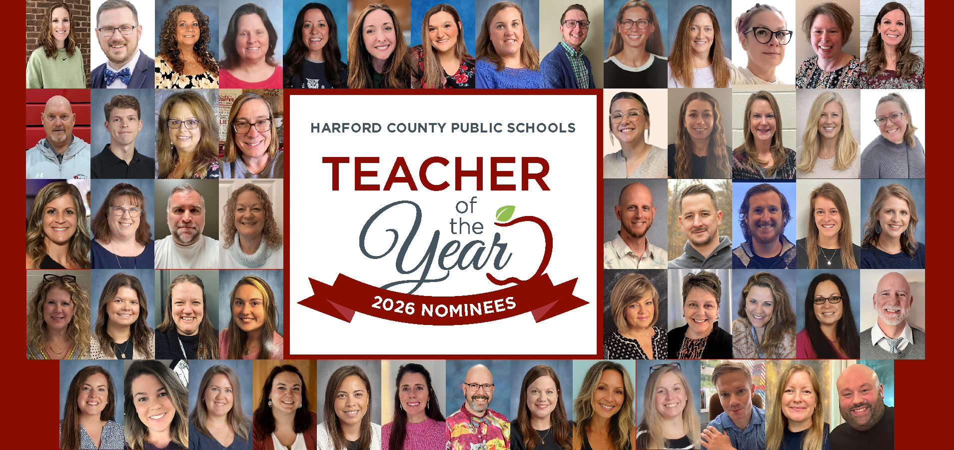 Congratulations to our 2026 Teacher of the Year nominees.