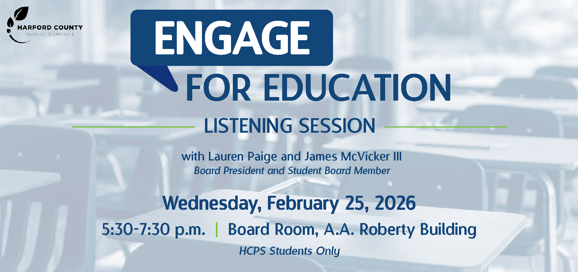 2026 Engage for Education listening sessions