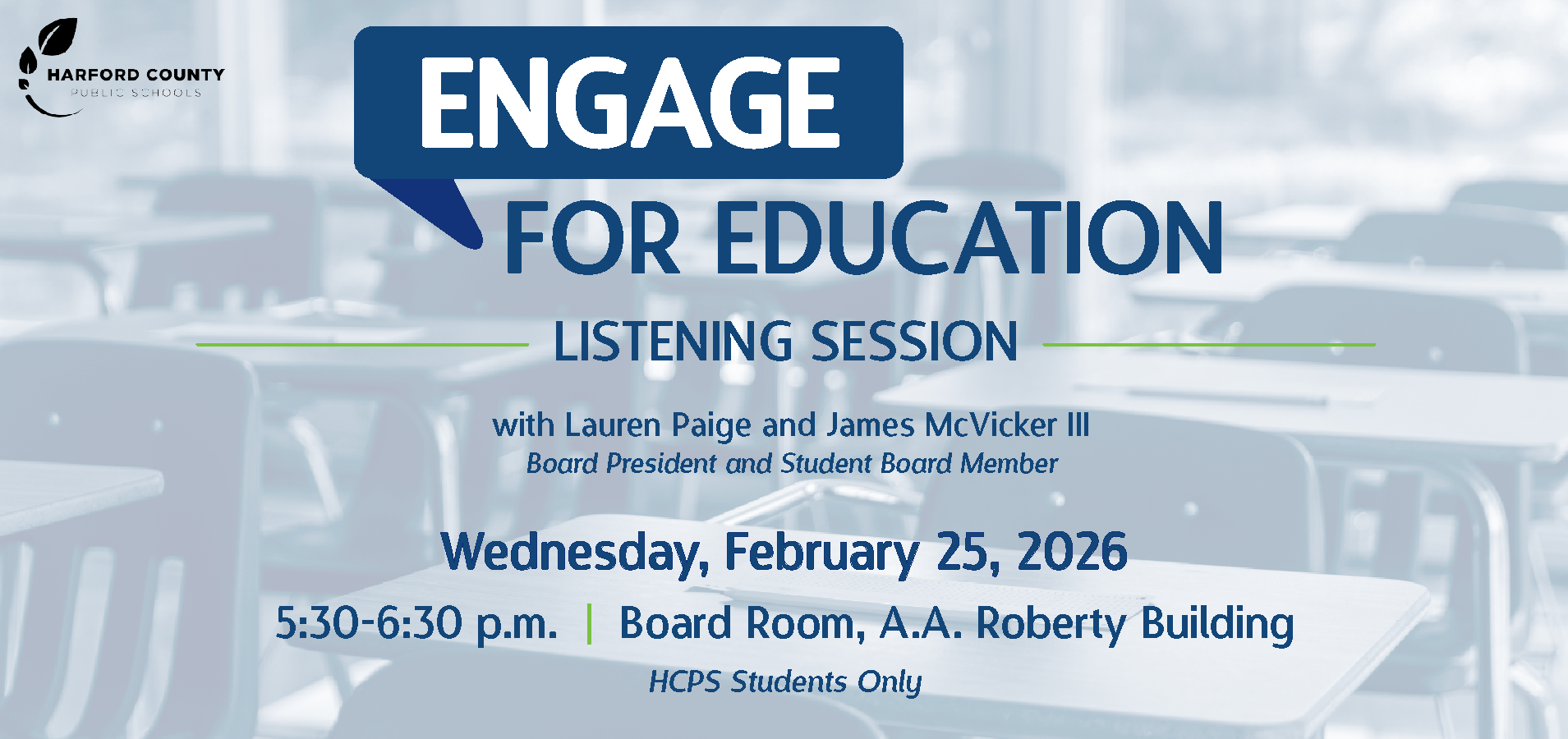 2026 Engage for Education listening sessions