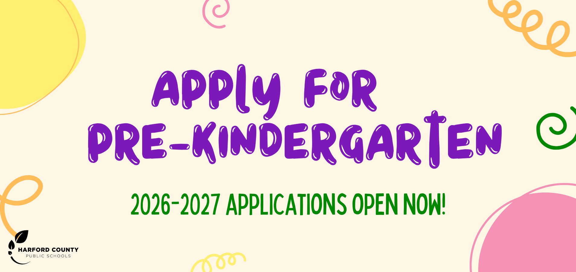 Apply for Prekindergarten today!