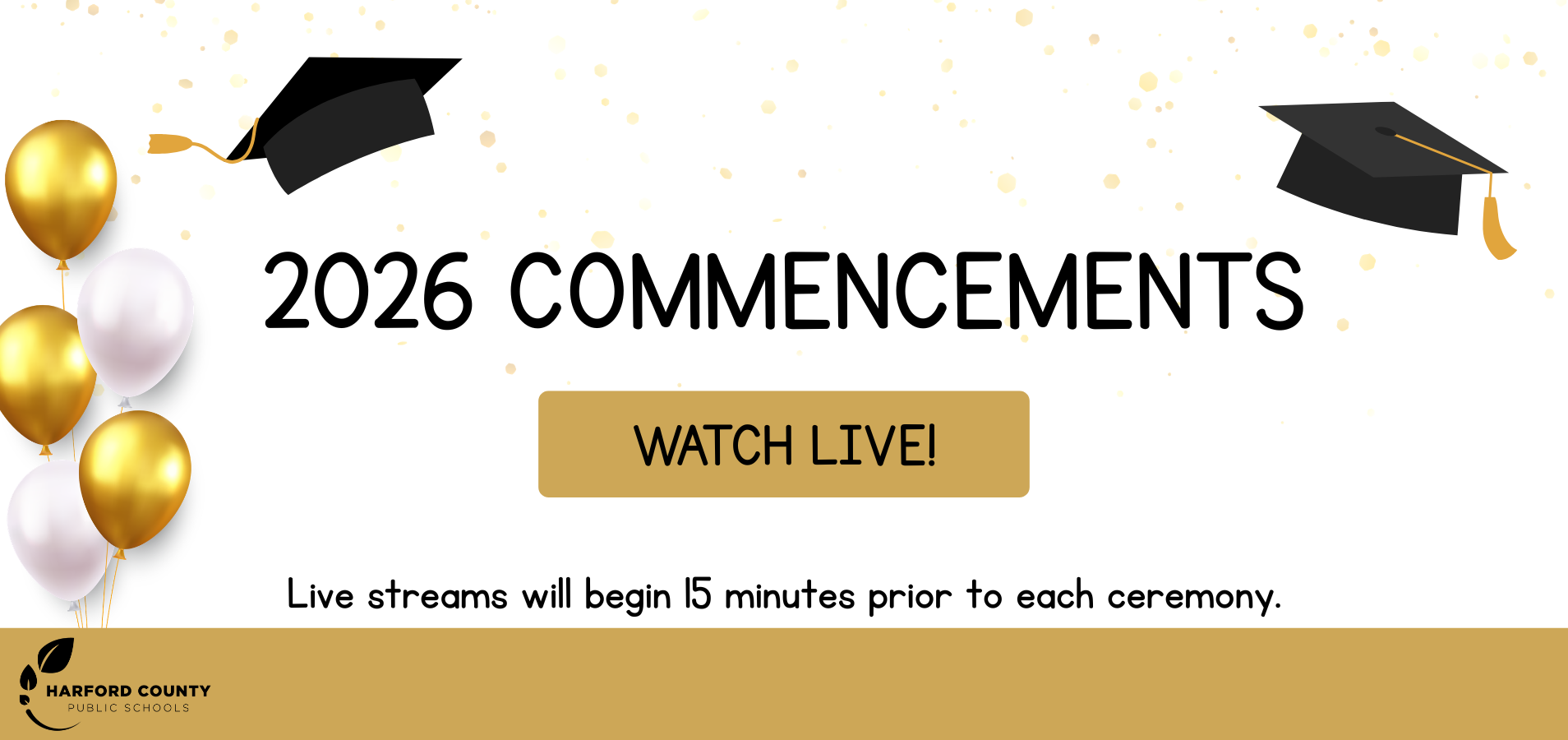Watch 2026 Commencements Live! 