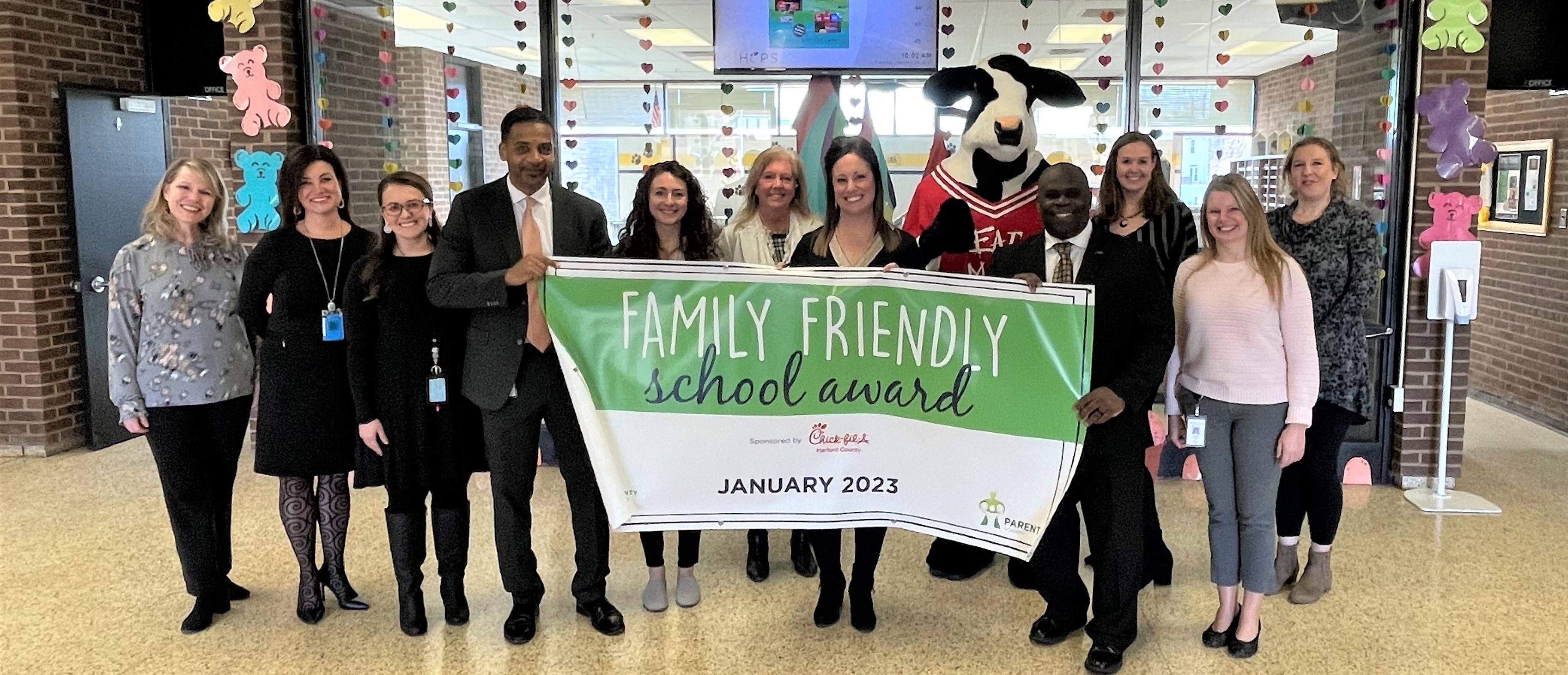 William S. James Elementary School Named January 2023 Family Friendly School!