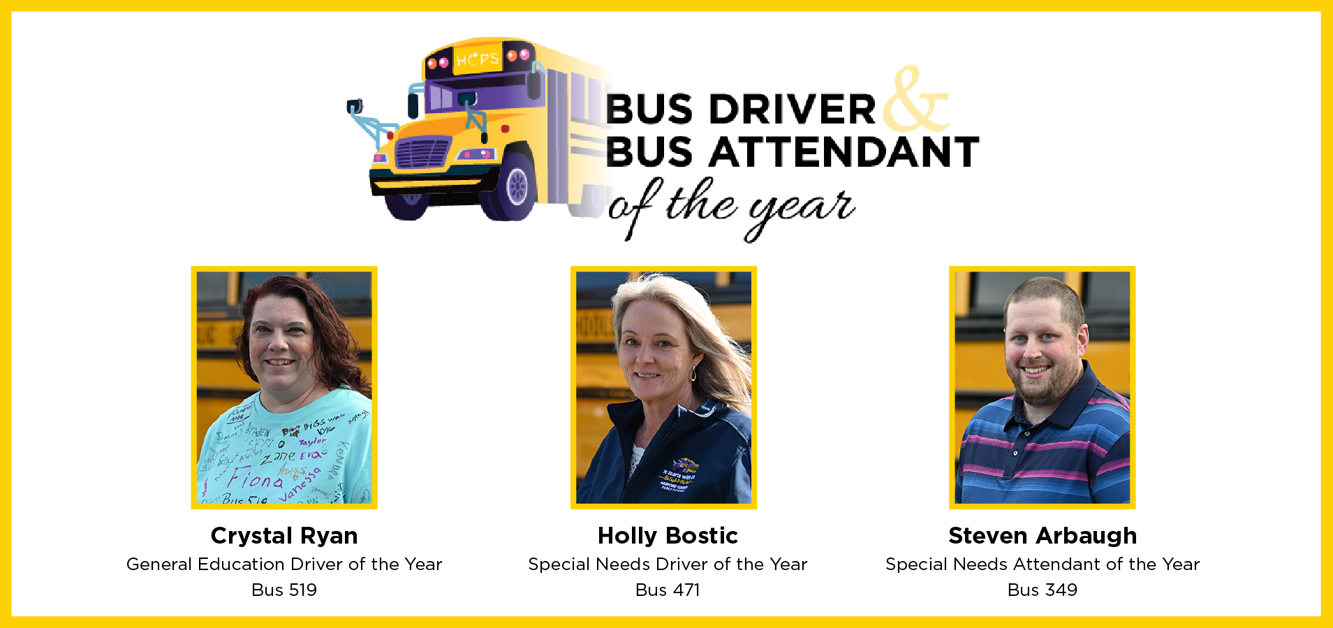 2024 Bus Drivers and Attendant of the Year announcement.